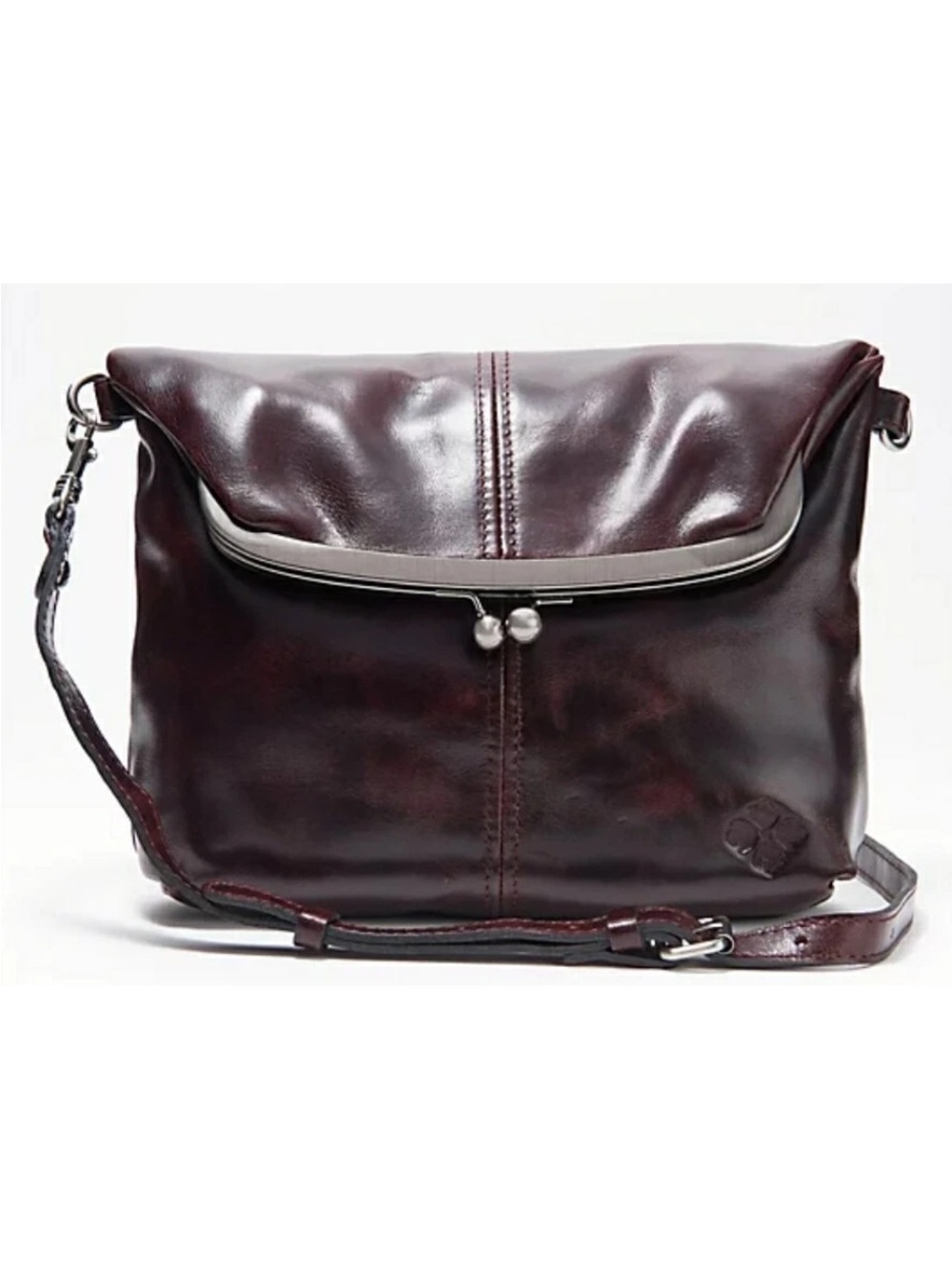Patricia Nash Distressed Barsby Kisslock Crossbody
